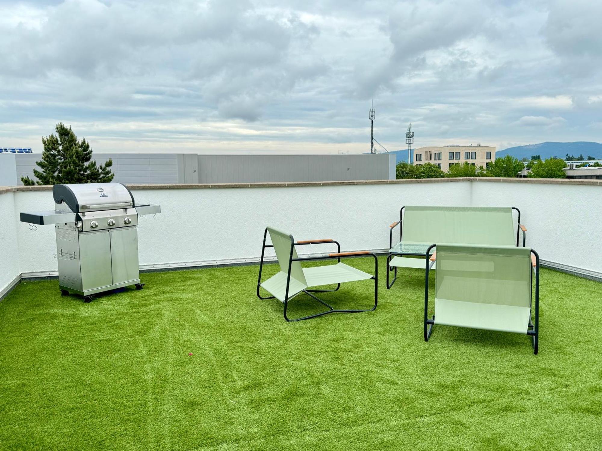 220 Qm Penthouse Wohnung Mit Fahrstuhl - Ohne Spa 만하임 외부 사진